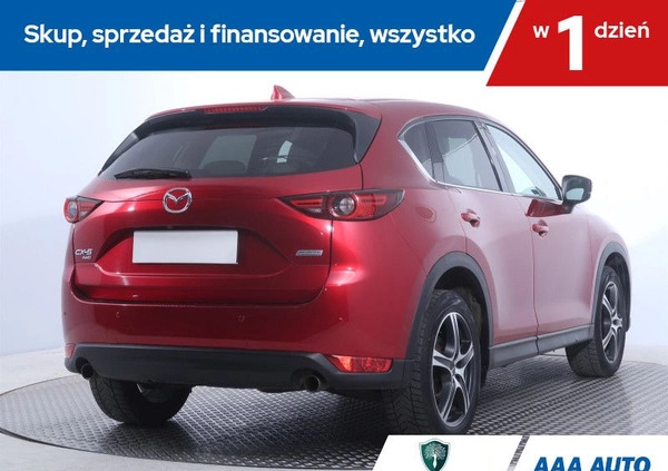 Mazda CX-5 cena 105000 przebieg: 102611, rok produkcji 2017 z Grudziądz małe 232